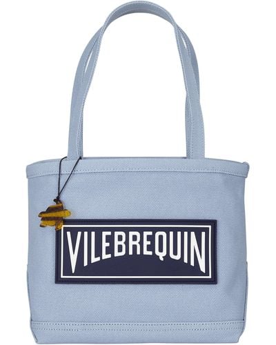 Vilebrequin Canvas Marine Beach Bag Sold - Blue