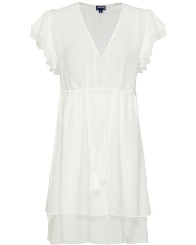 Vilebrequin Vestito Donna Fluido - Bianco