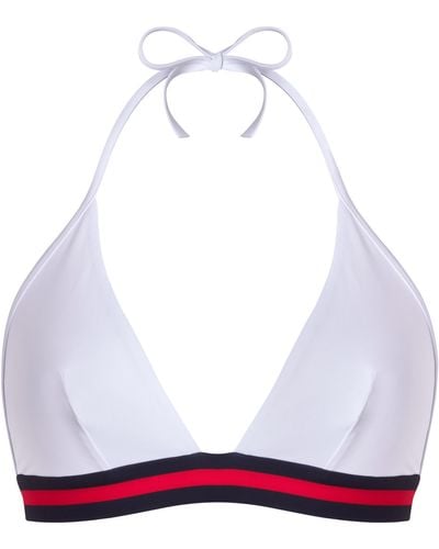 Vilebrequin Solid Neckholder-bikinioberteil Für Damen - X Ines De La Fressange - Weiß