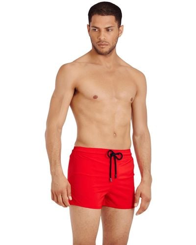Vilebrequin Swimwear Short And Fitted Stretch Solid - Red