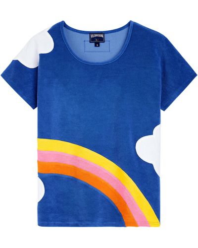 Vilebrequin Multicolor Clouds T-shirt - X Jcc+ - Limited Edition - Blue