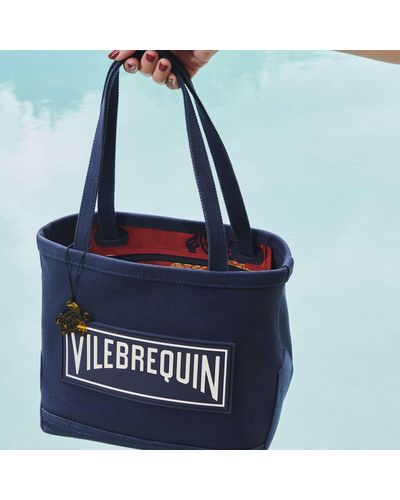 Vilebrequin Canvas Marine Beach Bag Sold - Blue