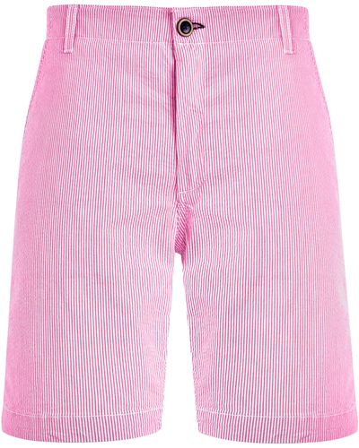 Vilebrequin Seersucker Bermudashorts Aus Baumwolle Für Herren - Pink