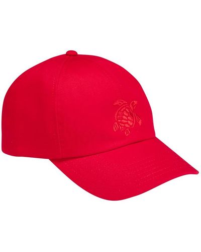 Vilebrequin Cappellino Tinta Unita - Rosso