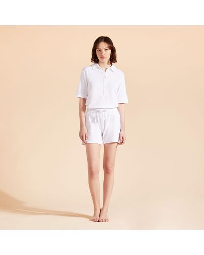 Vilebrequin Terry Shorts Solid - White