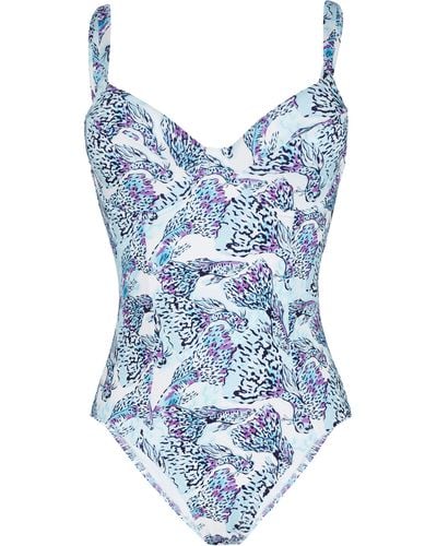 Vilebrequin Isadora Fish Badeanzug Für Damen - Blau