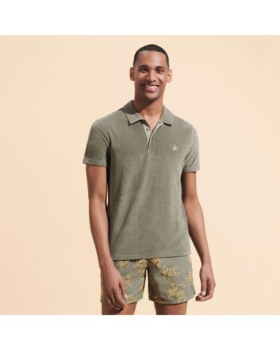 Vilebrequin Terry Polo Solid - Green