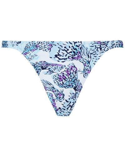 Vilebrequin Bas de maillot de bain tanga femme isadora fish - fraz - Bleu