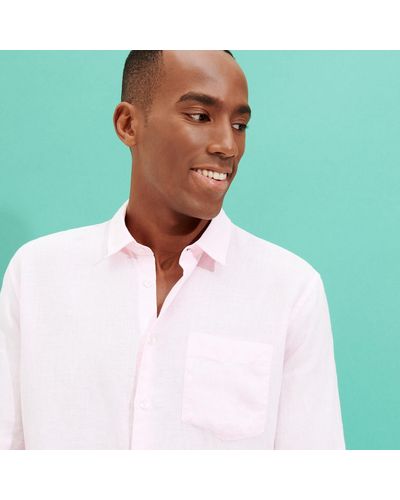 Vilebrequin Linen Shirt Solid - Multicolour