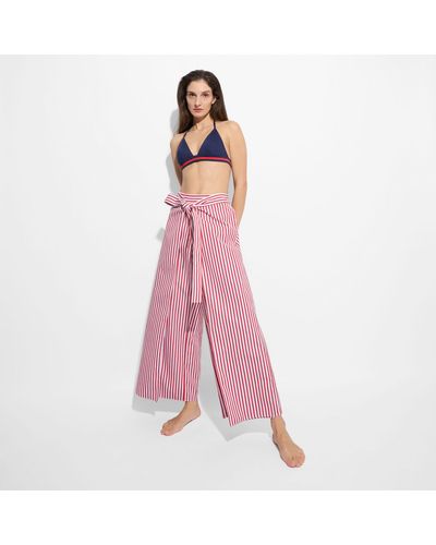 Vilebrequin Organic Cotton Trousers - X Ines De La Fressange - Pink
