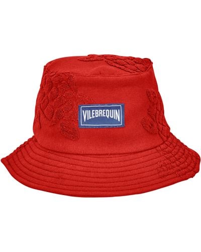 Vilebrequin Terry Bucket Hat - Red