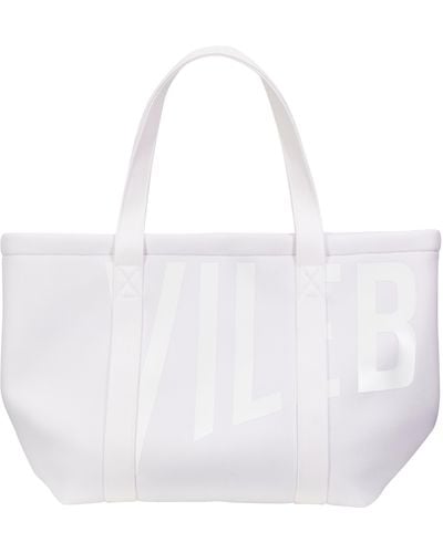 Vilebrequin Große -strandtasche Aus Neopren - Weiß