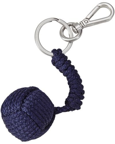 Vilebrequin Ball Cord Keyring - Blue