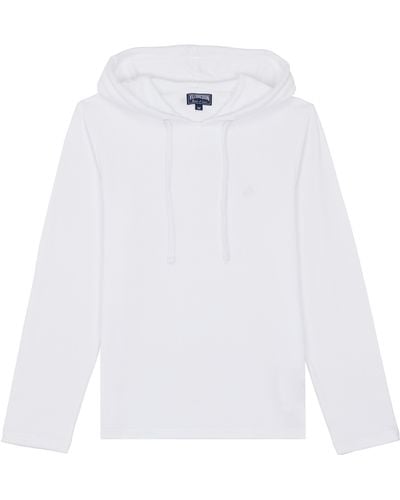 Vilebrequin Terry Long-sleeves Hooded T-shirt - White
