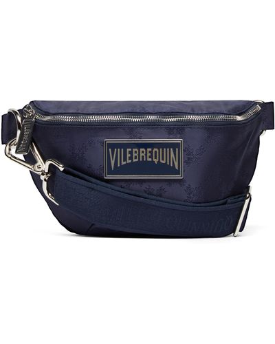 Vilebrequin Belt Bag Turtle Dance Jacquard - Blue