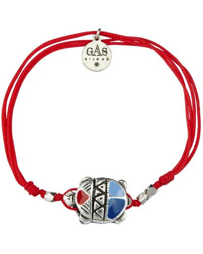 Vilebrequin Bracelet lien tortue emaillée - bracelet - tortue - Rouge