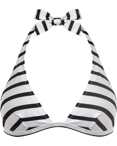 Vilebrequin Rayures Neckholder-bikinioberteil Für Damen - Weiß