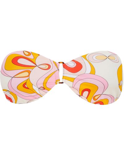 Vilebrequin Top bikini donna a fascia kaleidoscope - costume da bagno - lune - Rosa