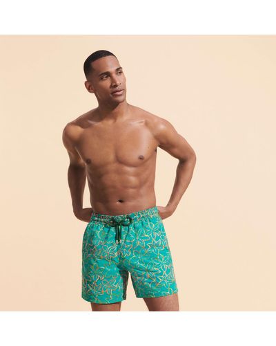 Vilebrequin Swim Shorts Embroidered Raiatea - Limited Edition - Green