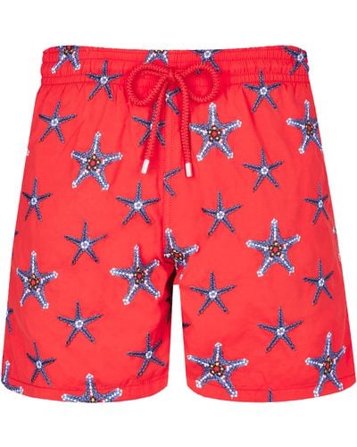 Vilebrequin Swim Shorts Embroidered Starfish Dance