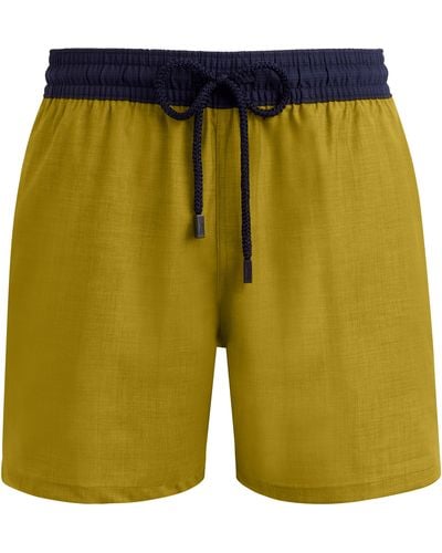 Vilebrequin Wool Swim Shorts Super 120's - Green