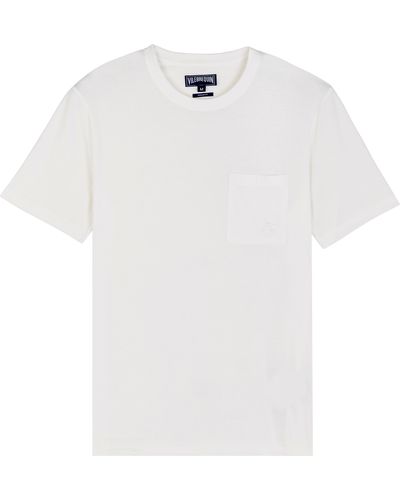 Vilebrequin Organic Cotton T-shirt Solid - White