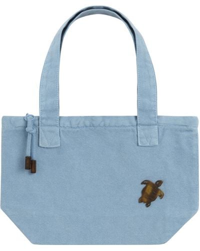 Vilebrequin Mini borsa da spiaggia mineral dye - borsa da spiaggia - barlin - Blu
