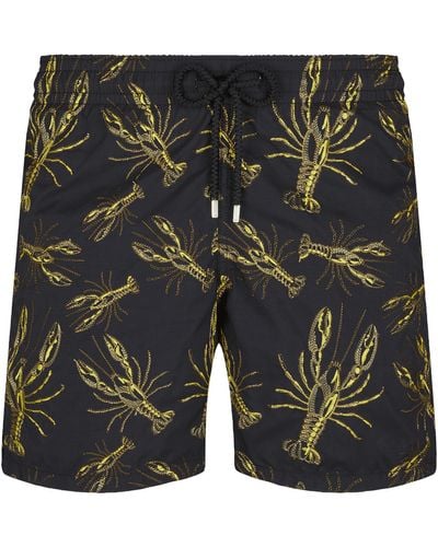 Vilebrequin Embroidered Swimwear Lobsters - Gray