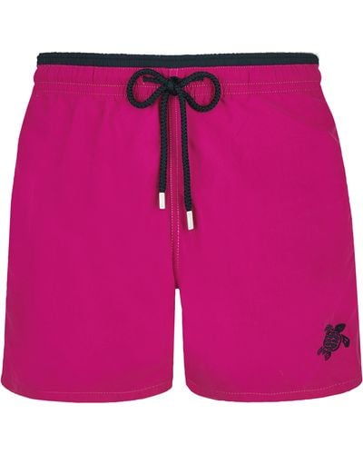 Vilebrequin Swim Trunks Solid - Pink