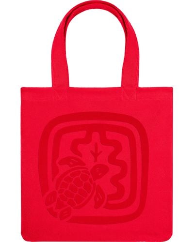 Vilebrequin Strandtasche Aus Bio-baumwolle Für Damen - X Ines De La Fressange - Rot