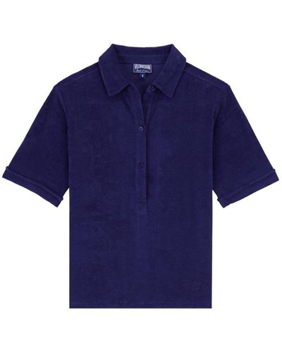 Vilebrequin Terry Polo Solid - Blu