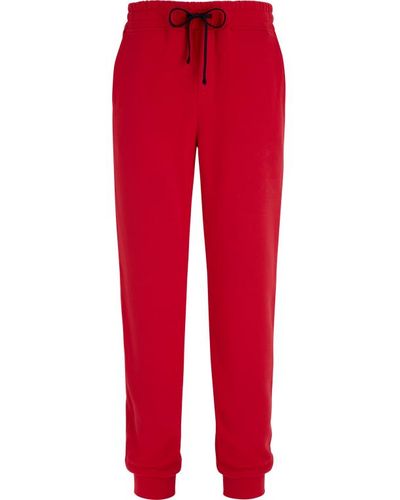 Vilebrequin Jogger Cotton Pants Solid - Red