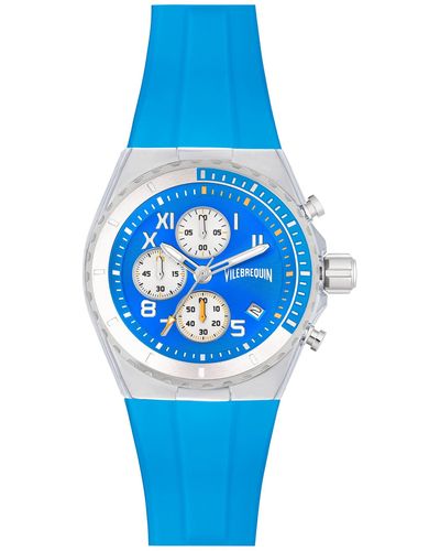 Vilebrequin Steel Chrono Watch - Blue