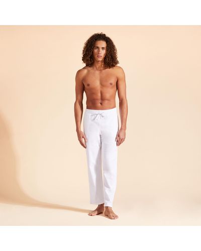 Vilebrequin Terry Trousers Solid - White