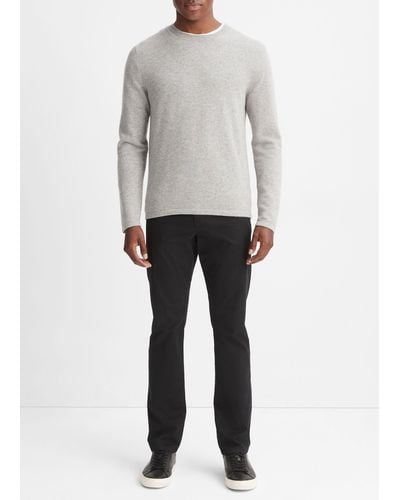 Vince Cashmere Crew Neck Sweater - Gray