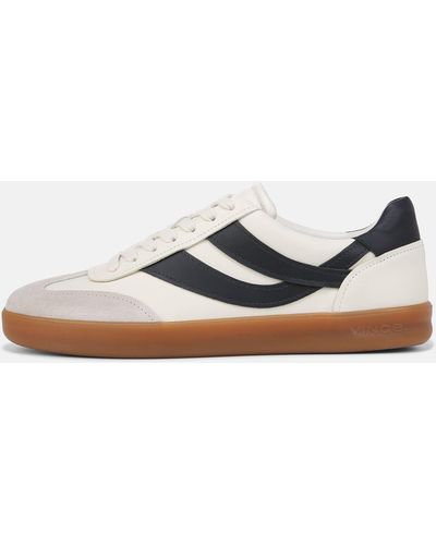 Vince Oasis Leather Trainer, White, Size 9.5