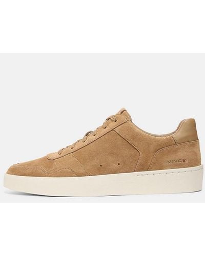 Vince Peyton Suede Trainer - White