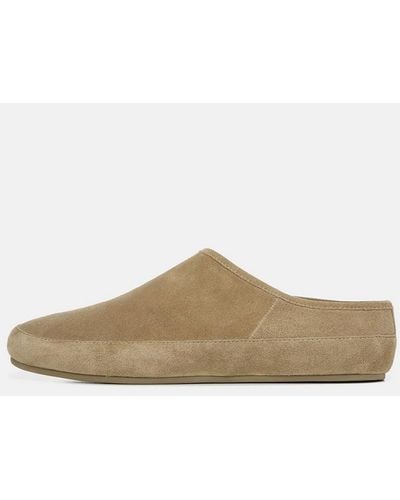 Vince Hayes Suede Slipper - White