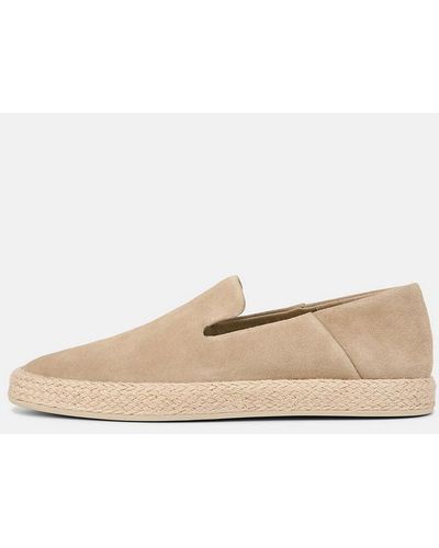 Vince Emmitt Suede Espadrille, Sand Trail, Size 7.5 - White