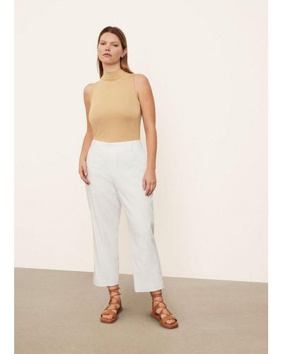 Vince Strap-detail Tapered Pull-on Pant - Natural