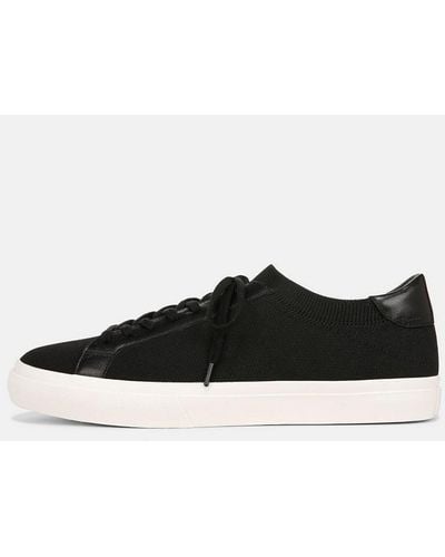 Vince Fulton Knit Sneaker, Black, Size 7.5 - White