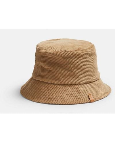 Vince Corduroy Bucket Hat, Brown, Size S/m - Natural