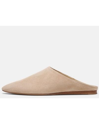 Vince Cay Suede Slipper - White