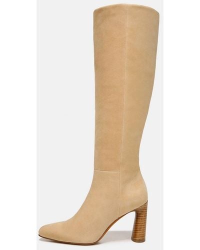 Vince Highland Suede Knee-high Boot - White