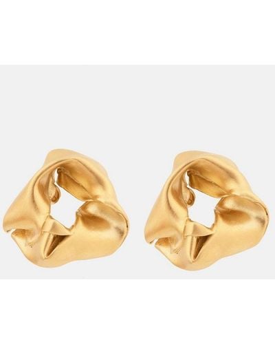 Vince Completedworks Notsobig Scrunch Earrings - Metallic