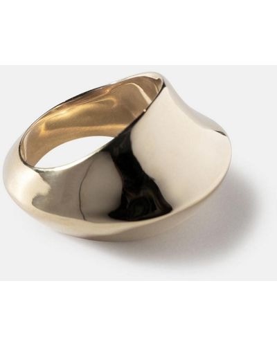 Vince X Faris Sculptural Ring, Brown, Size 7 - Natural