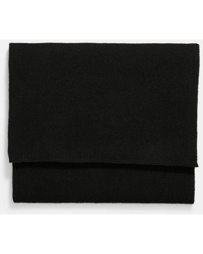 Vince Summer Cashmere Travel Wrap, Black