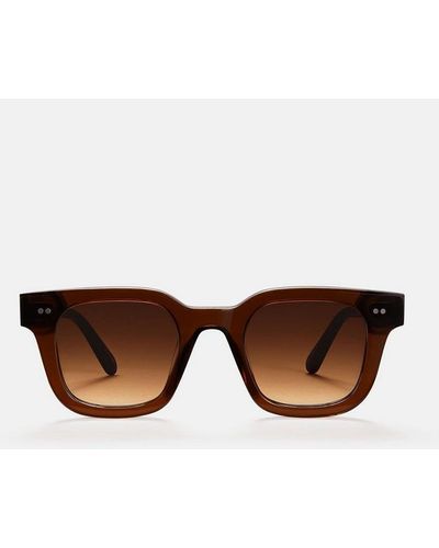 Vince Chimi 04 Sunglasses, Brown - White