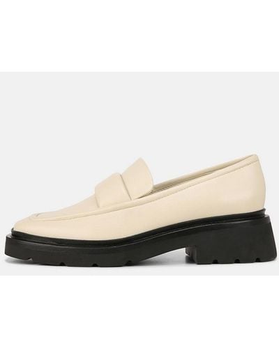 Vince Robin Leather Loafer, Multi, Size 8.5 - White