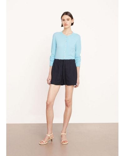 Vince Tie-front Pull-on Short - Blue